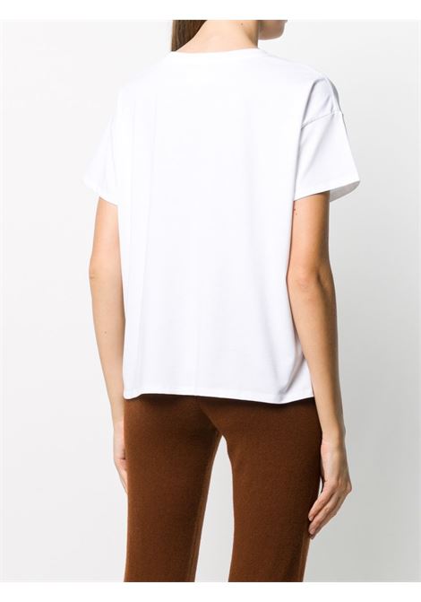 T-shirt oversize a maniche corte in bianco Loulou studio - donna LOULOU DE SAISON | BASILUZZOWHT